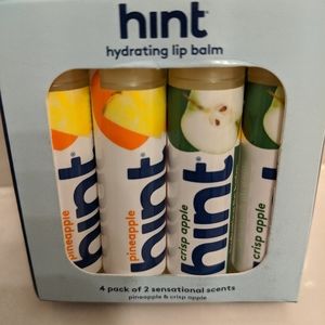 Hint Water 4-pack Hydrating Organic Lip Balm